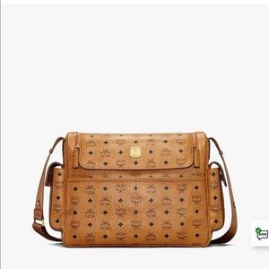Cognac mcm diaper bag